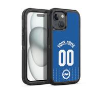Head Case Designs Officially Licensed Custom Customised Personalised Brighton & Hove Albion F.C Home 2026/27 Badge Kit Ultra-Armoured Shockproof Case [Military Grade] Compatible With Apple iPhone 15