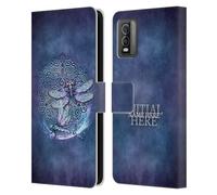 Head Case Designs Officially Licensed Custom Customised Personalised Brigid Ashwood Dragonfly Name and Initial Leather Book Wallet Case Cover Compatible With Nokia C210