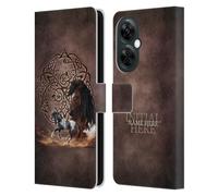 Head Case Designs Officially Licensed Custom Customised Personalised Brigid Ashwood Horse Name and Initial Leather Book Wallet Case Cover Compatible With OnePlus Nord N30