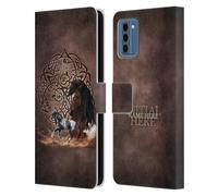 Head Case Designs Officially Licensed Custom Customised Personalised Brigid Ashwood Horse Name and Initial Leather Book Wallet Case Cover Compatible With Nokia NC300