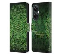 Head Case Designs Officially Licensed Custom Customised Personalised Brigid Ashwood Irish Shamrock Name and Initial Leather Book Wallet Case Cover Compatible With OnePlus Nord N30