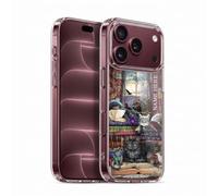 Head Case Designs Officially Licensed Custom Customised Personalised Brigid Ashwood Storytime Cats And Books Name and Initial Gel Case [Military Grade Protection] Compatible With Apple iPhone 18 Pro