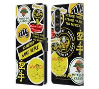 Head Case Designs Officially Licensed Custom Customised Personalised Cobra Kai Name In Strike Logo 2 Art Leather Book Wallet Case Cover Compatible With Sony Xperia 1 V 5G