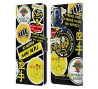 Head Case Designs Officially Licensed Custom Customised Personalised Cobra Kai Name In Strike Logo 2 Art Leather Book Wallet Case Cover Compatible With Motorola Moto G Play (2023)