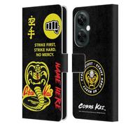 Head Case Designs Officially Licensed Custom Customised Personalised Cobra Kai Name In Strike Logo Art Leather Book Wallet Case Cover Compatible With OnePlus Nord N30