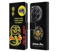 Head Case Designs Officially Licensed Custom Customised Personalised Cobra Kai Name In Strike Logo Art Leather Book Wallet Case Cover Compatible With OnePlus 12