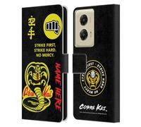 Head Case Designs Officially Licensed Custom Customised Personalised Cobra Kai Name In Strike Logo Art Leather Book Wallet Case Cover Compatible With Motorola Moto G Stylus 5G (2024)