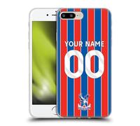 Head Case Designs Officially Licensed Custom Customised Personalised Crystal Palace Football Club Home 2025/26 Kit Gel Case [Military Grade] Compatible With Apple iPhone 7 Plus/iPhone 8 Plus