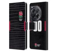 Head Case Designs Officially Licensed Custom Customised Personalised England Rugby Union Away 2022/23 Kit Leather Book Wallet Case Cover Compatible With OnePlus 12