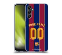 Head Case Designs Officially Licensed Custom Customised Personalised FC Barcelona Home 2020/21 Kit Soft Gel Case [Military Grade Protection] Compatible With Samsung Galaxy A05s