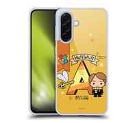 Head Case Designs Officially Licensed Custom Customised Personalised Harry Potter Name Hufflepuff Deathly Hallows L Gel Case [Military Grade Protection] Compatible With Samsung Galaxy A36 5G