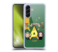 Head Case Designs Officially Licensed Custom Customised Personalised Harry Potter Name Slytherin Deathly Hallows L Gel Case [Military Grade Protection] Compatible With Samsung Galaxy A56 5G