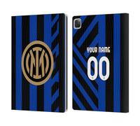Head Case Designs Officially Licensed Custom Customised Personalised Inter Milan Home 2024/25 Kit Leather Wallet Case Compatible With Apple iPad Pro 12.9 2020/2021/2022
