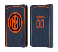 Head Case Designs Officially Licensed Custom Customised Personalised Inter Milan Third 2025/26 Players Home Kit Leather Wallet Case Compatible With Kindle Paperwhite 5 (2021)