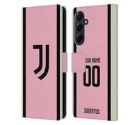 Head Case Designs Officially Licensed Custom Customised Personalised Juventus Football Club Away 2026/27 Kit Leather Wallet Case Compatible With Samsung Galaxy A55 5G