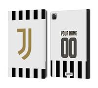 Head Case Designs Officially Licensed Custom Customised Personalised Juventus Football Club Home 2026/27 Kit Leather Wallet Case Compatible With Apple iPad Pro 12.9 2020/2021/2022
