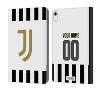 Head Case Designs Officially Licensed Custom Customised Personalised Juventus Football Club Home 2026/27 Kit Leather Wallet Case Compatible With Apple iPad 10.9 2022/2025
