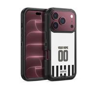 Head Case Designs Officially Licensed Custom Customised Personalised Juventus Football Club Home 2026/27 Kit Ultra-Armoured Shockproof Case [Military Grade] Compatible With Apple iPhone 18 Pro