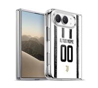 Head Case Designs Officially Licensed Custom Customised Personalised Juventus Football Club Home 2020/21 Race Kit Gel Case [Military Grade] Compatible with Apple iPhone Duo & Compatible with MagSafe