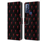 Head Case Designs Officially Licensed Custom Customised Personalised Liverpool Football Club Liver Bird Red Logo 1 Leather Book Wallet Case Cover Compatible With Motorola Moto G Play (2023)