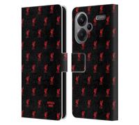 Head Case Designs Officially Licensed Custom Customised Personalised Liverpool Football Club Liver Bird Red Logo 1 Leather Book Wallet Case Cover Compatible With Xiaomi Redmi Note 13 Pro Plus 5G