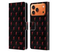 Head Case Designs Officially Licensed Custom Customised Personalised Liverpool Football Club Liver Bird Red Logo 1 Leather Wallet Case Compatible With Apple iPhone 17 Pro Max