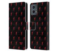Head Case Designs Officially Licensed Custom Customised Personalised Liverpool Football Club Liver Bird Red Logo 1 Leather Book Wallet Case Cover Compatible With Motorola Moto G (2023)