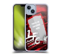 Head Case Designs Officially Licensed Custom Customised Personalised Liverpool Football Club Make Us Dream Banner Liverpool Fc Gel Case [Military Grade Protection] Compatible With Apple iPhone 14 Plus