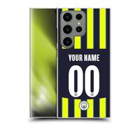 Head Case Designs Officially Licensed Custom Customised Personalised Manchester City Man City FC Away 2024/25 Badge Kit Hard Back Case Compatible With Samsung Galaxy S24 Ultra 5G