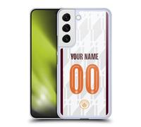 Head Case Designs Officially Licensed Custom Customised Personalised Manchester City Man City FC Away 2023/24 Badge Kit Hard Back Case Compatible With Samsung Galaxy S22 5G