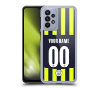 Head Case Designs Officially Licensed Custom Customised Personalised Manchester City Man City FC Away 2024/25 Badge Kit Hard Back Case Compatible With Samsung Galaxy A23 / 5G (2022)