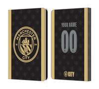 Head Case Designs Officially Licensed Custom Customised Personalised Manchester City Man City FC Away 2026/27 Badge Kit Leather Wallet Case Compatible With Amazon Kindle Paperwhite 6