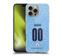 Head Case Designs Officially Licensed Custom Customised Personalised Manchester City Man City FC Home 2020/21 Badge Kit Hard Back Case Compatible With Apple iPhone 16 Pro Max