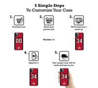 Head Case Designs Officially Licensed Custom Customised Personalised NFL Football Initial Tampa Bay Bucs Hard Back Case Compatible With Galaxy A52 / A52s / 5G (2021)