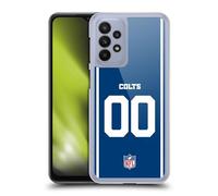 Head Case Designs Officially Licensed Custom Customised Personalised NFL Football Numbers Indianapolis Colts Hard Back Case Compatible With Samsung Galaxy A23 / 5G (2022)