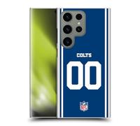 Head Case Designs Officially Licensed Custom Customised Personalised NFL Football Numbers Indianapolis Colts Hard Back Case Compatible With Samsung Galaxy S24 Ultra 5G