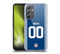 Head Case Designs Officially Licensed Custom Customised Personalised NFL Football Numbers Indianapolis Colts Hard Back Case Compatible With Samsung Galaxy A54 5G