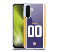 Head Case Designs Officially Licensed Custom Customised Personalised NFL Football Numbers Minnesota Vikings Gel Case [Military Grade Protection] Compatible With Samsung Galaxy A36 5G