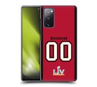 Head Case Designs Officially Licensed Custom Customised Personalised NFL Football Numbers Tampa Bay Bucs Hard Back Case Compatible With Samsung Galaxy S20 FE / 5G