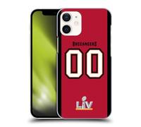 Head Case Designs Officially Licensed Custom Customised Personalised NFL Football Numbers Tampa Bay Bucs Hard Back Case Compatible With Apple iPhone 12 Mini