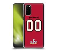 Head Case Designs Officially Licensed Custom Customised Personalised NFL Football Numbers Tampa Bay Bucs Hard Back Case Compatible With Samsung Galaxy S20 / S20 5G
