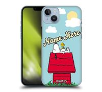 Head Case Designs Officially Licensed Custom Customised Personalised Peanuts Snoopy & Woodstock Art Hard Back Case Compatible With Apple iPhone 14 Plus