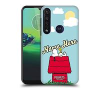 Head Case Designs Officially Licensed Custom Customised Personalised Peanuts Snoopy & Woodstock Art Hard Back Case Compatible With Motorola Moto G8 Plus