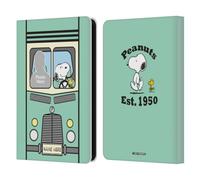 Head Case Designs Officially Licensed Custom Customised Personalised Peanuts Van Art Leather Wallet Case Compatible With Amazon Kindle 11th Gen (2024)