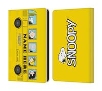 Head Case Designs Officially Licensed Custom Customised Personalised Peanuts Yellow Bus Art Leather Wallet Case Compatible With Amazon Kindle Paperwhite 6