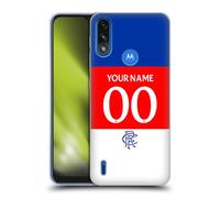 Head Case Designs Officially Licensed Custom Customised Personalised Rangers FC Away 2025/26 Kit Gel Case [Military Grade Protection] Compatible With Moto E7 Power/Moto E7i Power