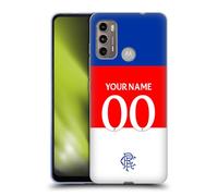 Head Case Designs Officially Licensed Custom Customised Personalised Rangers FC Away 2025/26 Kit Gel Case [Military Grade Protection] Compatible With Moto G60 / Moto G40 Fusion