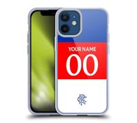 Head Case Designs Officially Licensed Custom Customised Personalised Rangers FC Away 2025/26 Kit Gel Case [Military Grade Protection] Compatible with Apple iPhone 12 Mini and Compatible with MagSafe