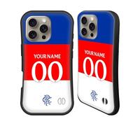 Head Case Designs Officially Licensed Custom Customised Personalised Rangers FC Away 2025/26 Kit Hybrid Case Compatible With Apple iPhone 16 Pro