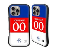 Head Case Designs Officially Licensed Custom Customised Personalised Rangers FC Away 2025/26 Kit Hybrid Case Compatible With Apple iPhone 16 Pro Max